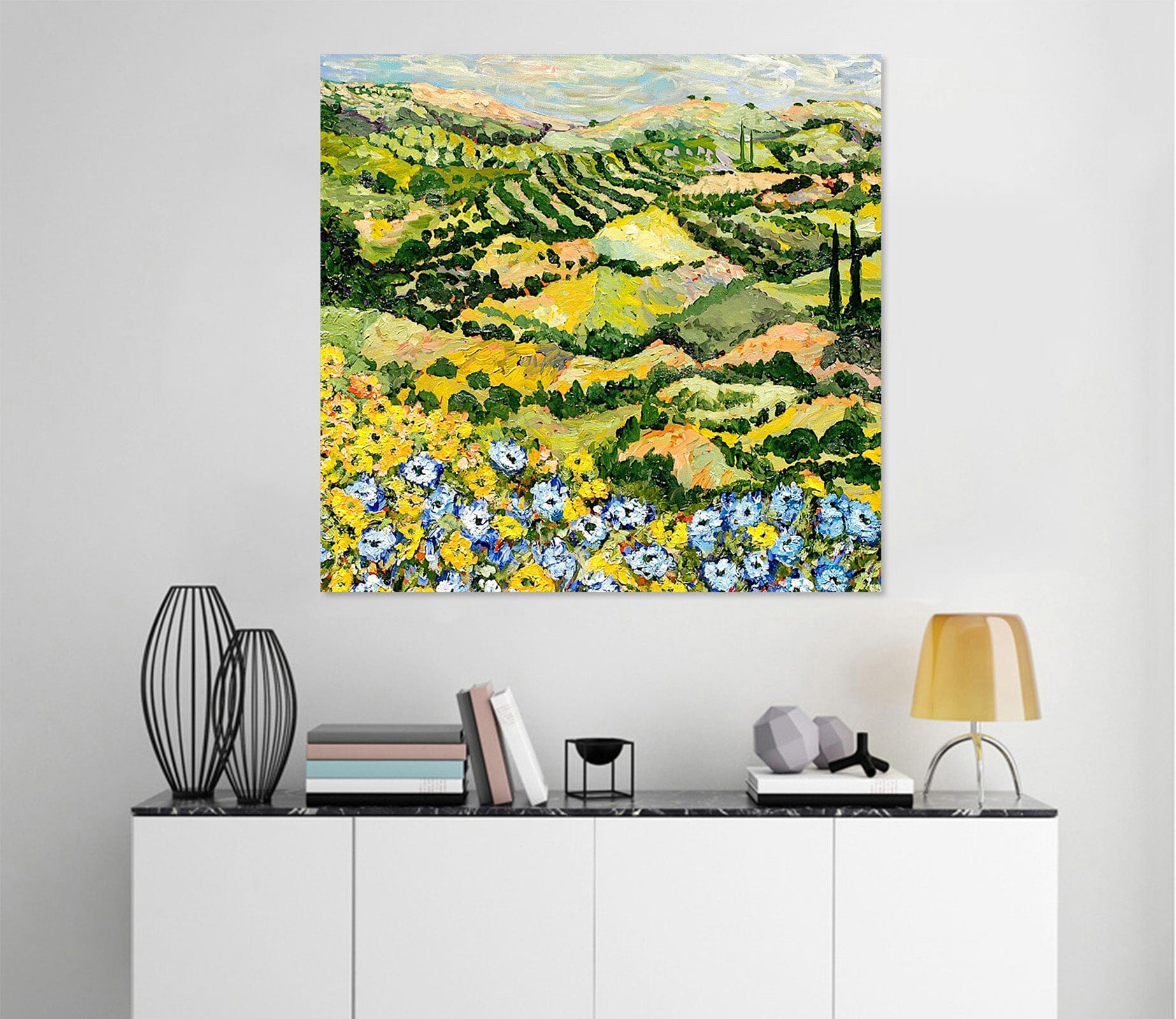 3D Wildflower Valley 130 Allan P. Friedlander Wall Sticker Wallpaper AJ Wallpaper 2 