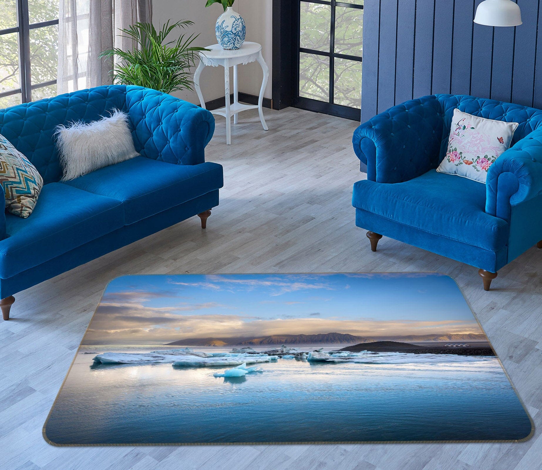 3D Blue Sea 1123 Marco Carmassi Rug Non Slip Rug Mat Mat AJ Creativity Home 