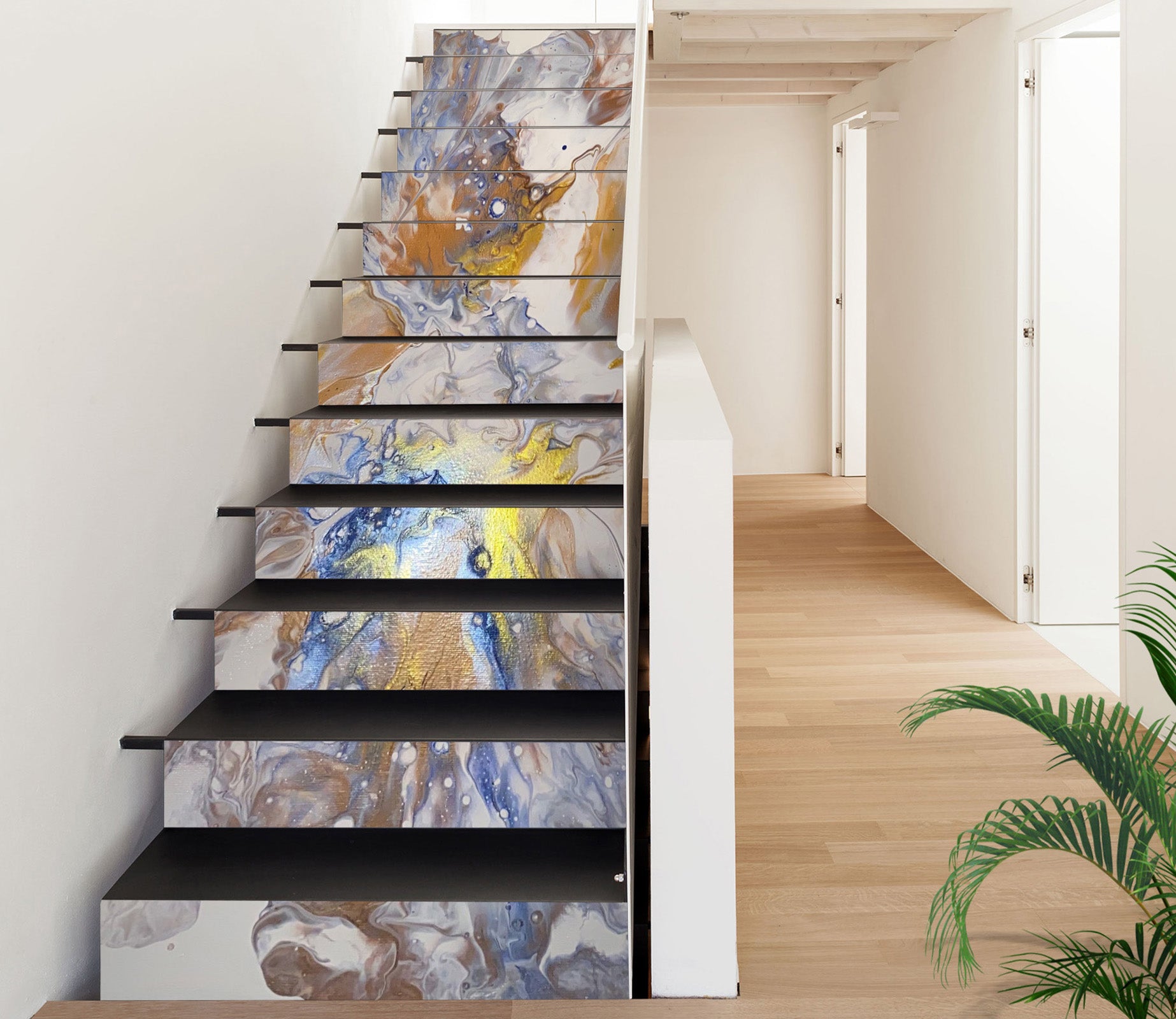 3D Water Pigment 3322 Valerie Latrice Stair Risers