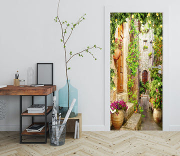 3D Flower Bush 22106 Door Mural