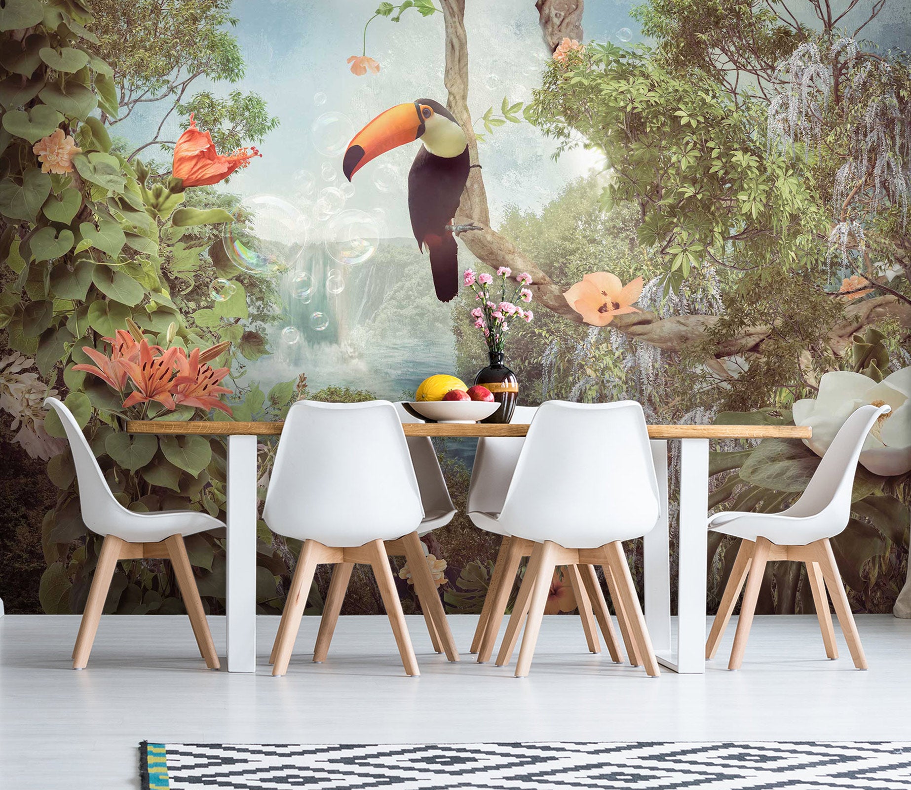 3D Tree Toucan 5237 Beth Sheridan Wall Mural Wall Murals