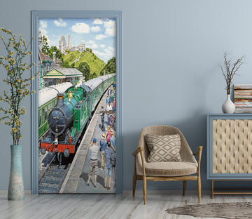 3D Train Station 10335 Trevor Mitchell Door Mural