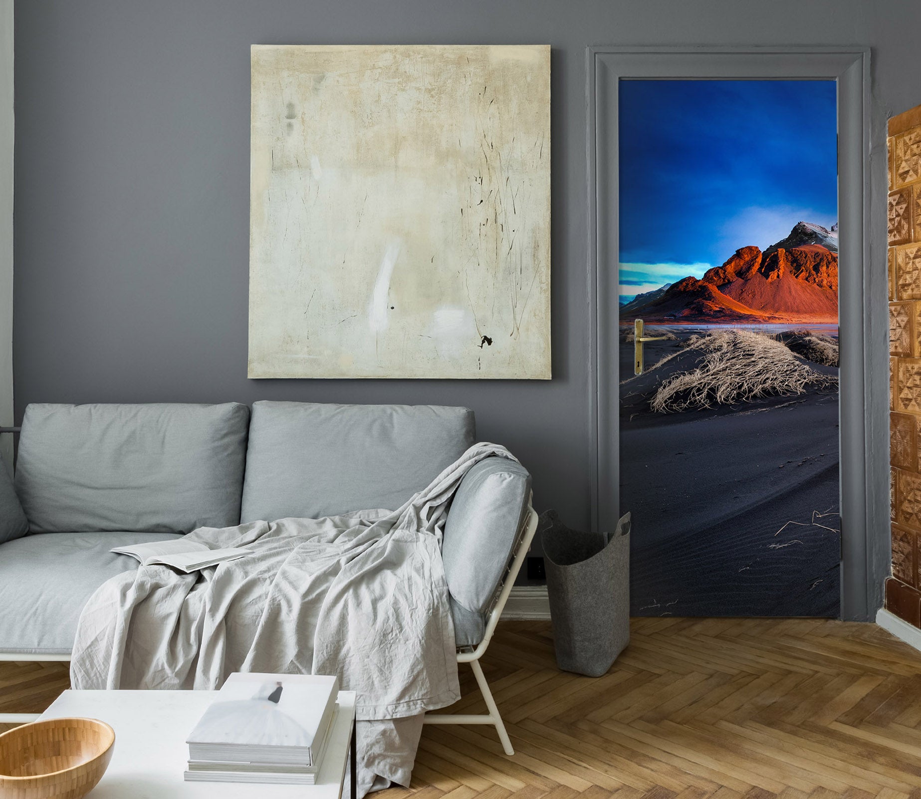 3D Mountains Scenery 122123 Marco Carmassi Door Mural