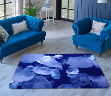 3D Jellyfish 68222 Animal Non Slip Rug Mat