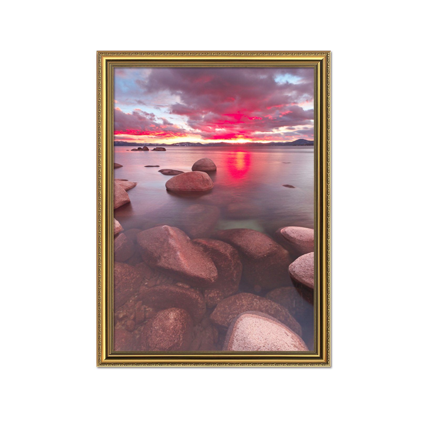 3D Fire Cloud 025 Fake Framed Print Painting Wallpaper AJ Creativity Home 