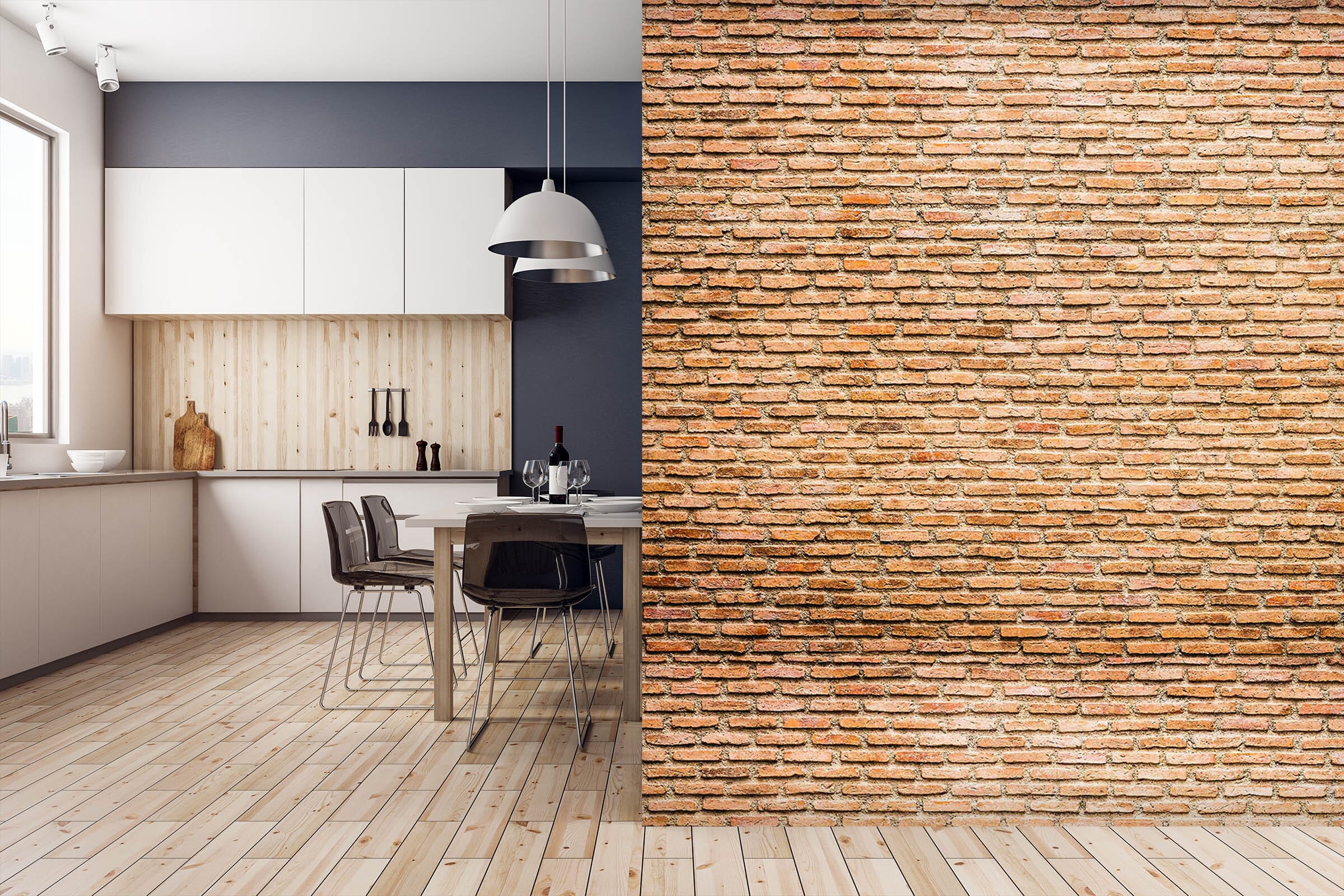 3D Red Brick Cement Wall 73 Wall Murals Wallpaper AJ Wallpaper 2 