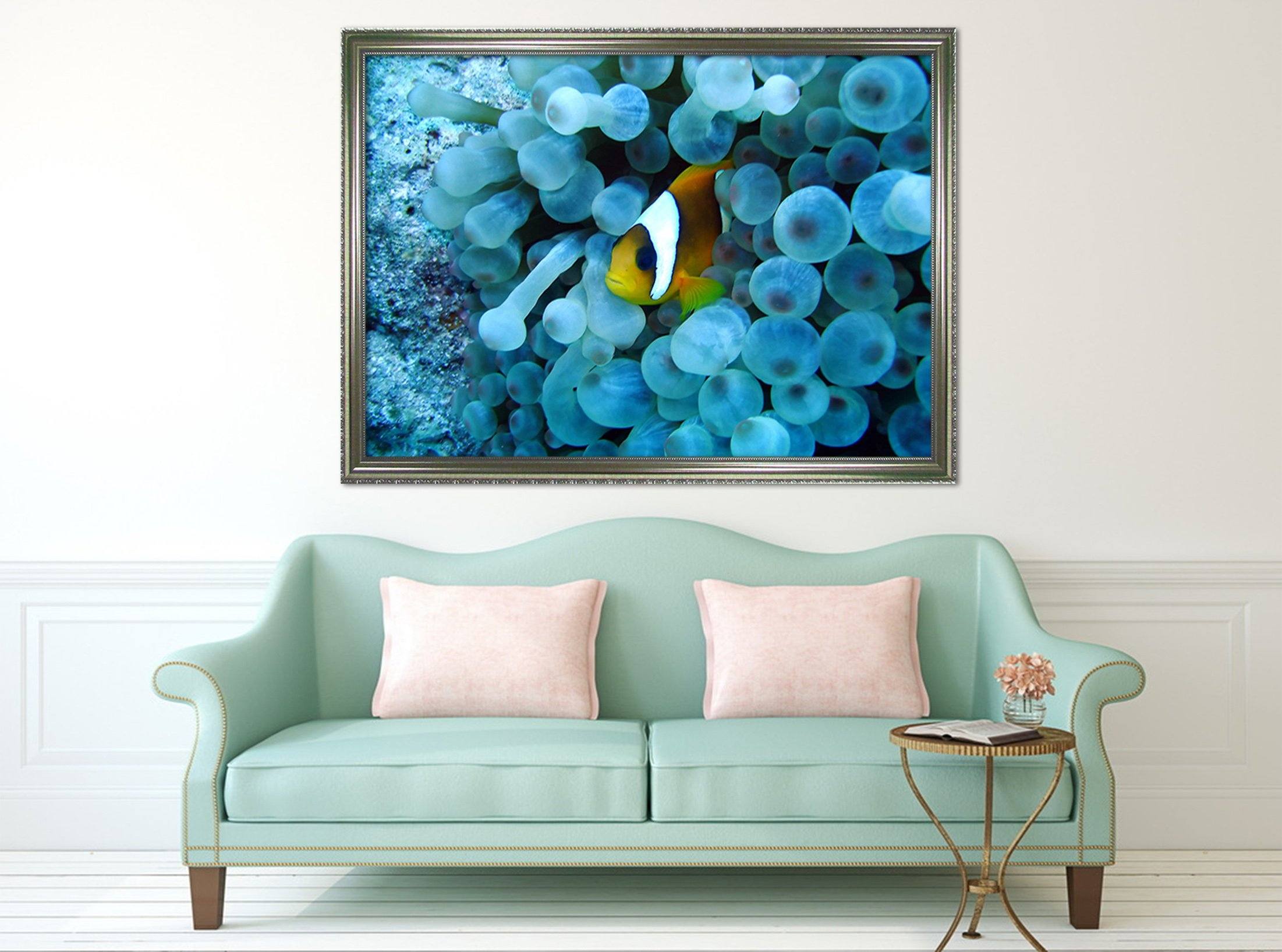 3D Submarine Fish 053 Fake Framed Print Painting Wallpaper AJ Creativity Home 