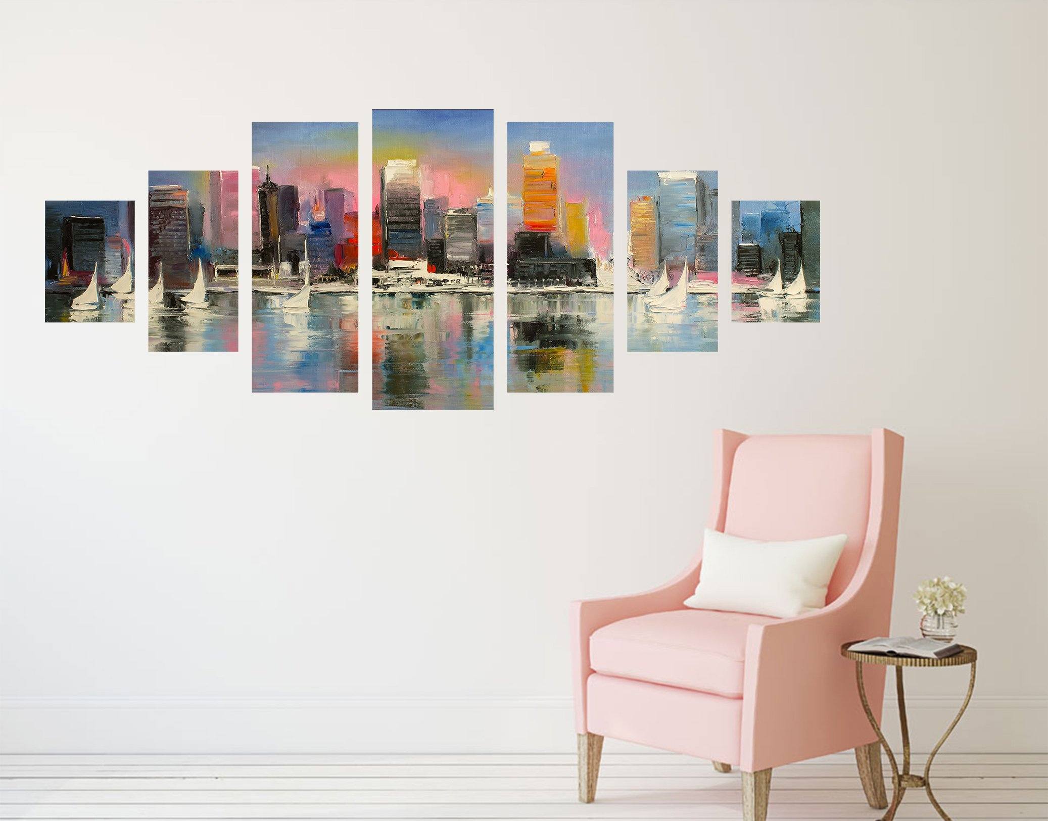 3D Night City 046 Unframed Print Wallpaper Wallpaper AJ Wallpaper 