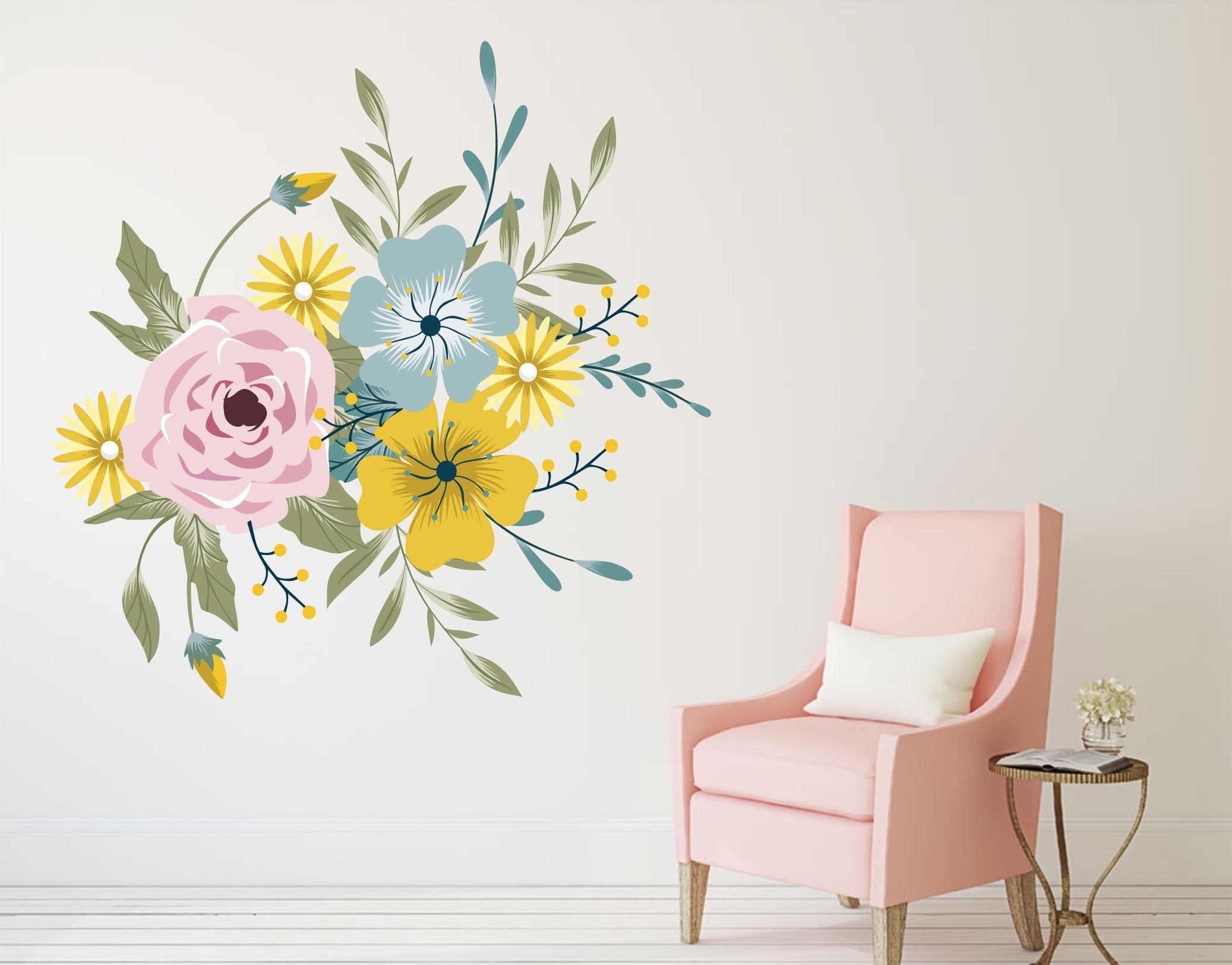 3D Bud Bloom 250 Wall Stickers Wallpaper AJ Wallpaper 