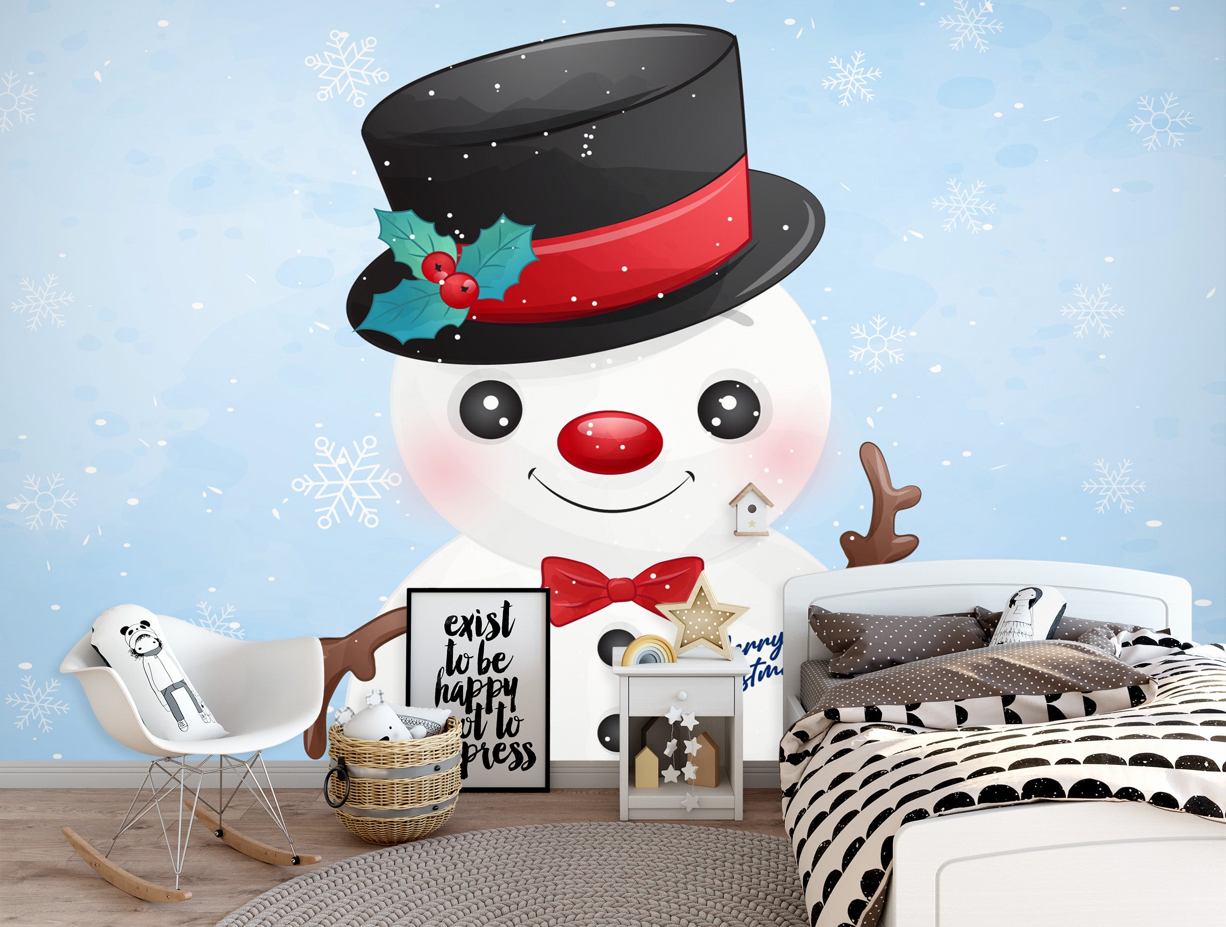 3D Snowman 58035 Wall Murals