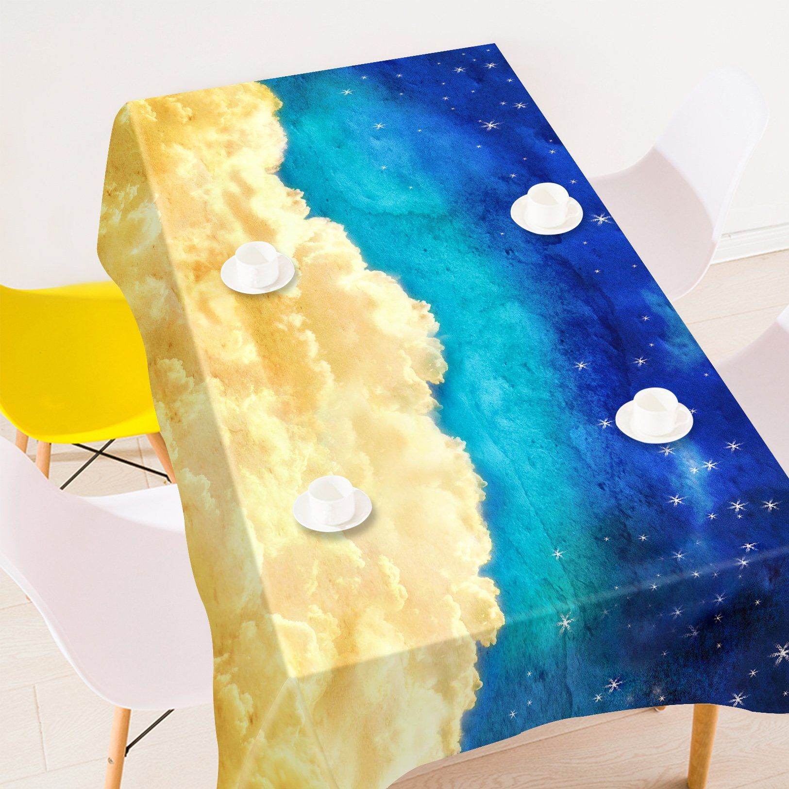 3D Stars Sky Clouds 344 Tablecloths Wallpaper AJ Wallpaper 