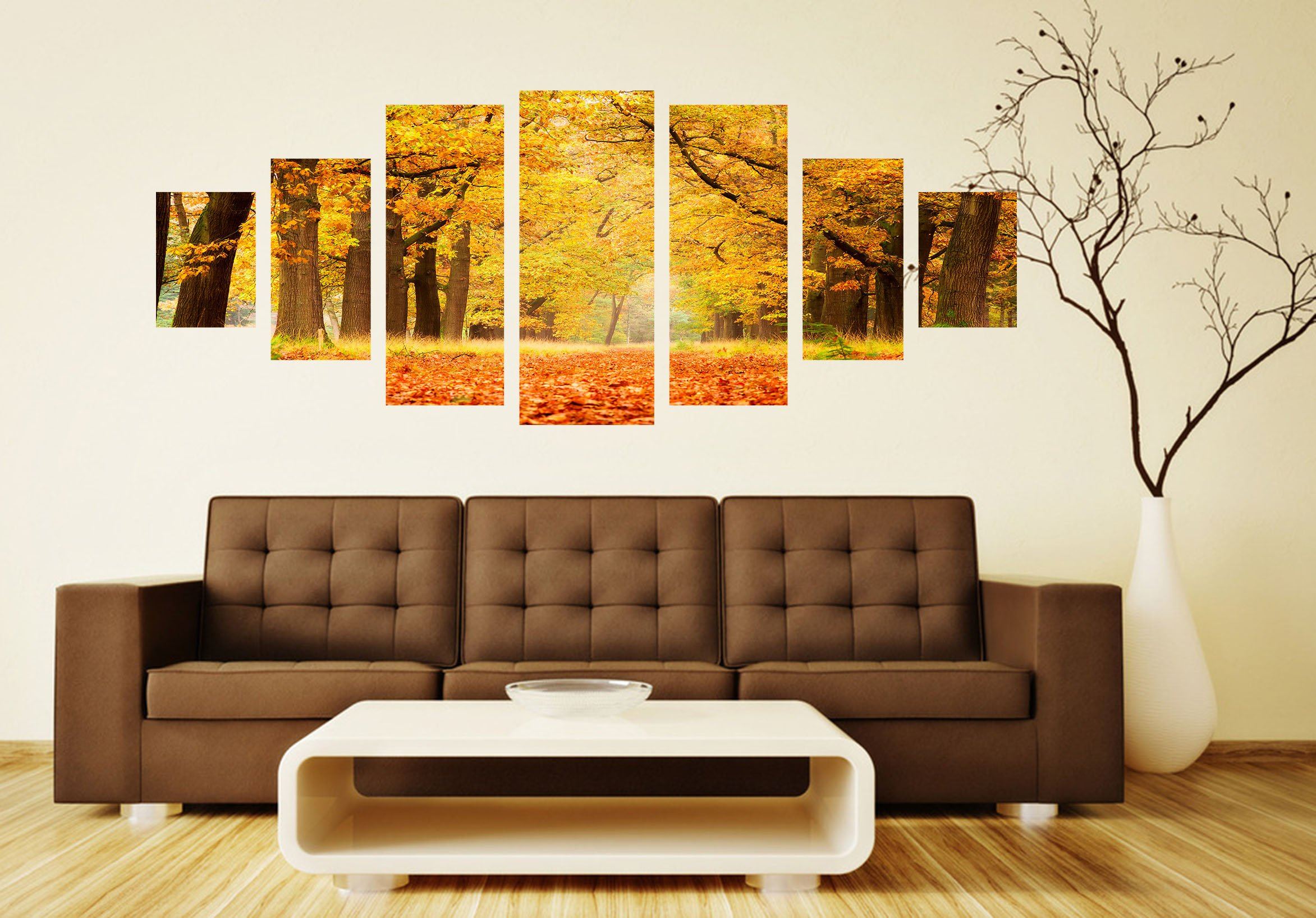 3D Maple Leaves 131 Unframed Print Wallpaper Wallpaper AJ Wallpaper 