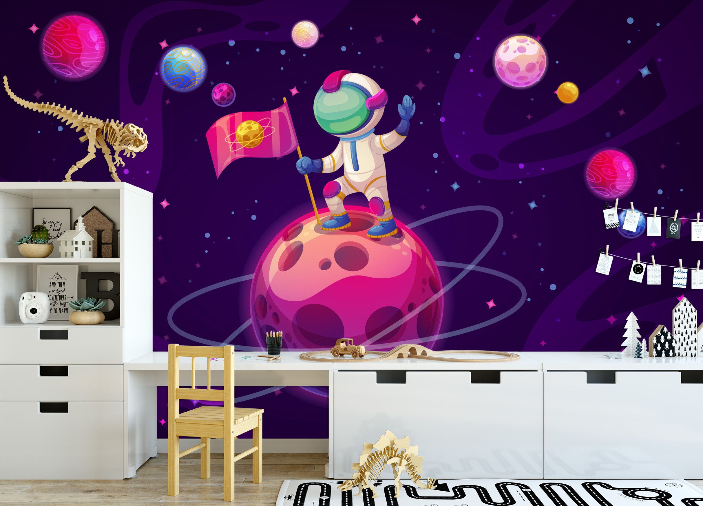 3D Planet Astronaut 58080 Wall Murals