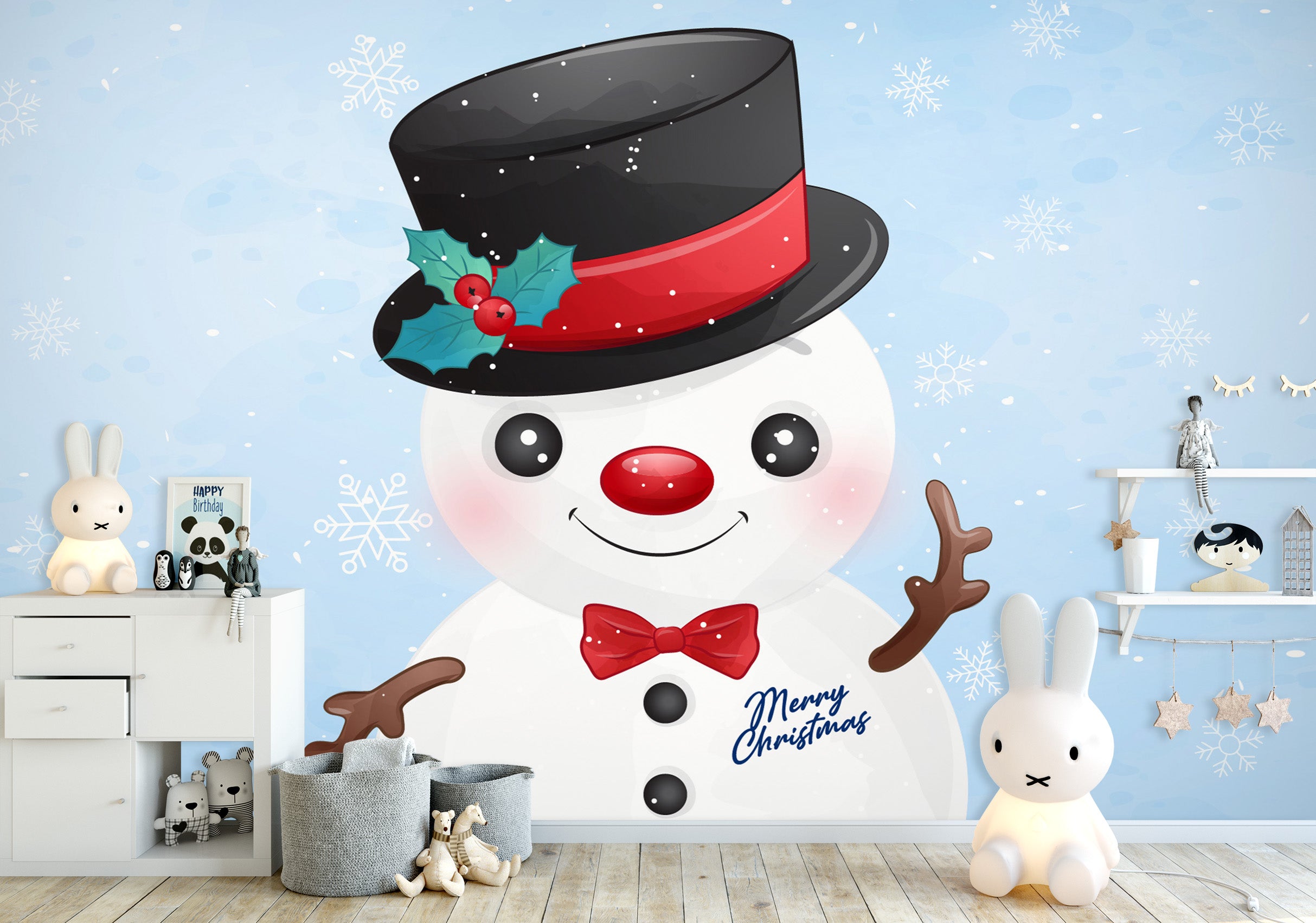 3D Snowman 58035 Wall Murals