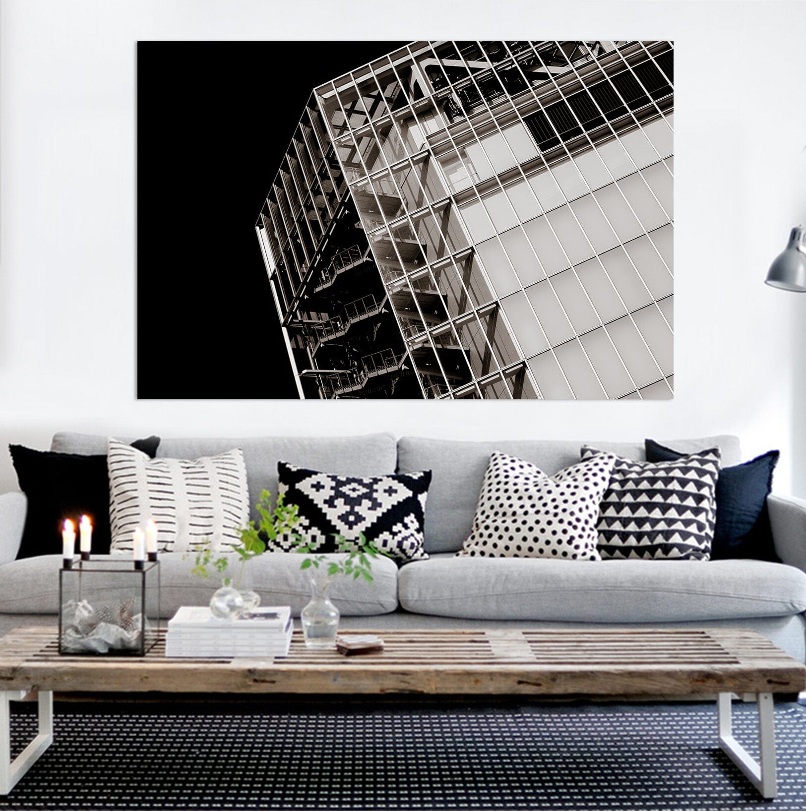 3D White Building 014 Noirblanc777 Wall Sticker Wallpaper AJ Wallpaper 2 