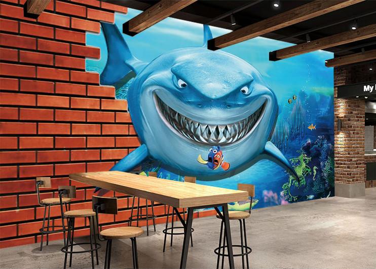 3D Smile Whale 85 Wallpaper AJ Wallpaper 