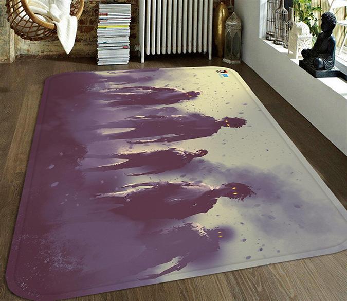 3D Zombie 77 Non Slip Rug Mat Mat AJ Creativity Home 