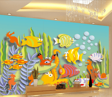 Cartoon Fishes Wallpaper AJ Wallpaper 