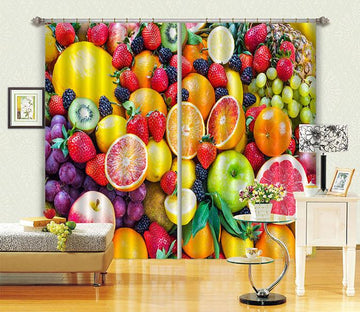 3D Colorful Fruits 143 Curtains Drapes Wallpaper AJ Wallpaper 