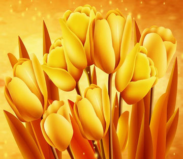 Bright Tulips Wallpaper AJ Wallpaper 