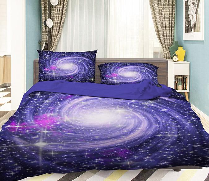 3D Rotating Nebula Stars 352 Bed Pillowcases Quilt Wallpaper AJ Wallpaper 