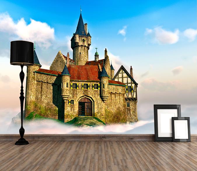 3D Castle Cloud 624 Wallpaper AJ Wallpaper 