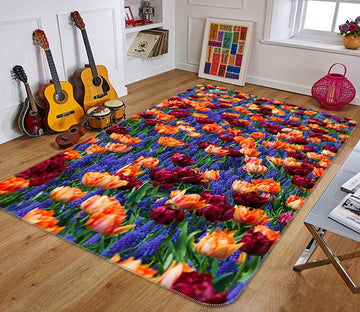 3D Bright Flowers 183 Non Slip Rug Mat Mat AJ Creativity Home 