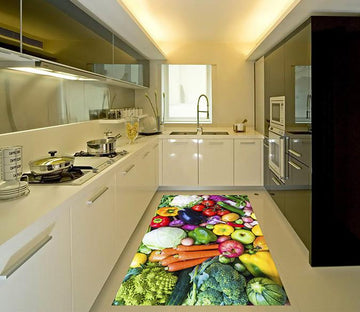 3D Colored Vegetables 583 Kitchen Mat Floor Mural Wallpaper AJ Wallpaper 