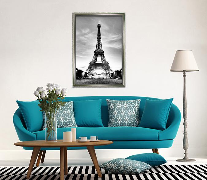 3D Tall Tower 004 Fake Framed Print Painting Wallpaper AJ Creativity Home 