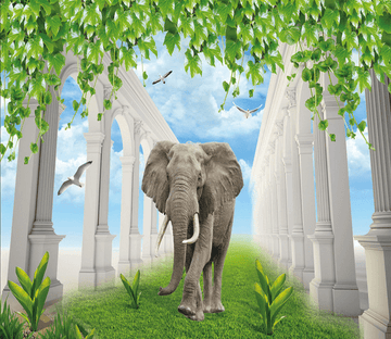 Elephant Corridor Wallpaper AJ Wallpaper 