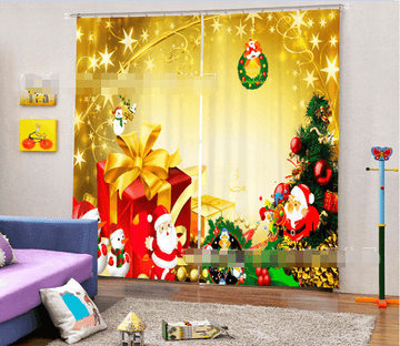 3D Christmas Gifts 1363 Curtains Drapes Wallpaper AJ Wallpaper 