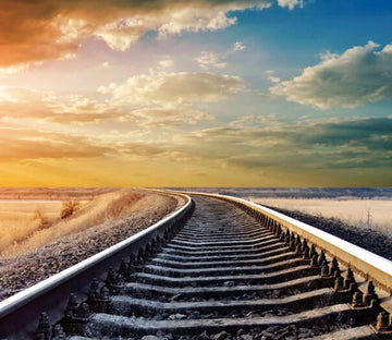 Rail Tracks Scenery Wallpaper AJ Wallpaper 