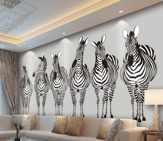 Lovely Zebra Herd Wallpaper AJ Wallpaper 2 