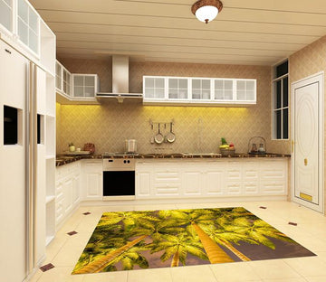 3D Tall Coconut Trees 677 Kitchen Mat Floor Mural Wallpaper AJ Wallpaper 