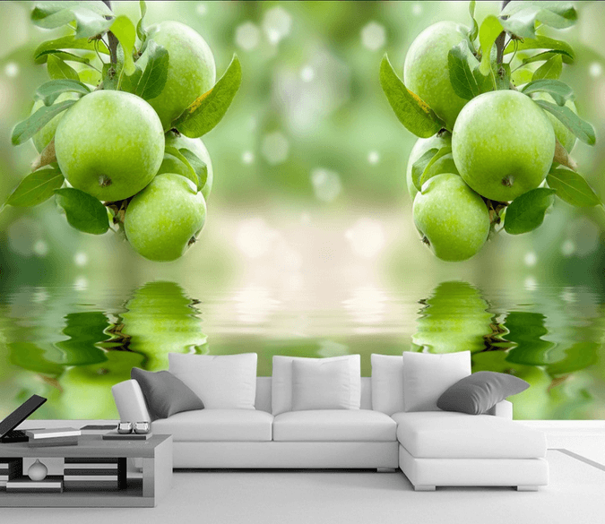 Fresh Green Apples Wallpaper AJ Wallpaper 