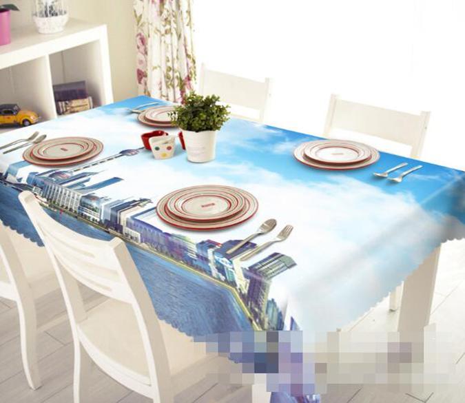 3D City Scenery 1218 Tablecloths Wallpaper AJ Wallpaper 