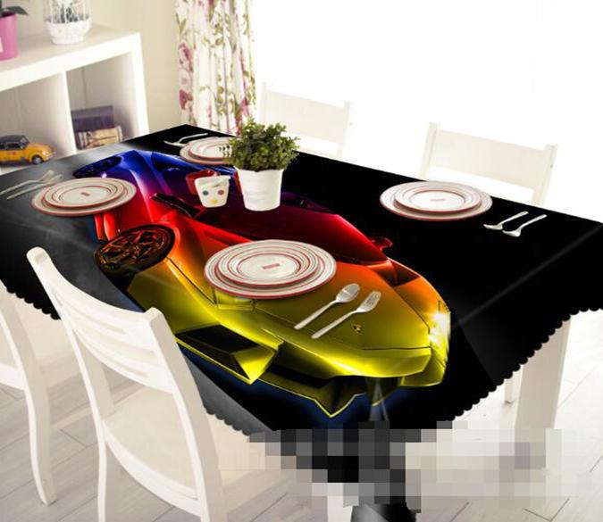 3D Colorful Car 1248 Tablecloths Wallpaper AJ Wallpaper 