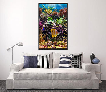 3D Submarine Coral 077 Fake Framed Print Painting Wallpaper AJ Creativity Home 