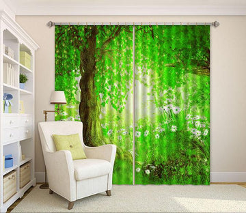 3D Pretty Flowers Tree 172 Curtains Drapes Wallpaper AJ Wallpaper 