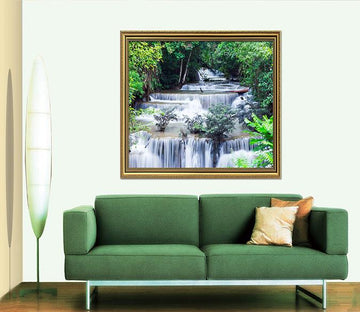 3D Layered River 165 Fake Framed Print Painting Wallpaper AJ Creativity Home 