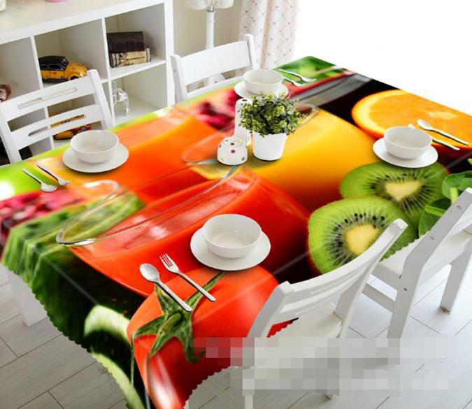 3D Fruit Juice 1177 Tablecloths Wallpaper AJ Wallpaper 