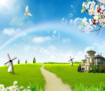 Grassland Villa Wallpaper AJ Wallpaper 