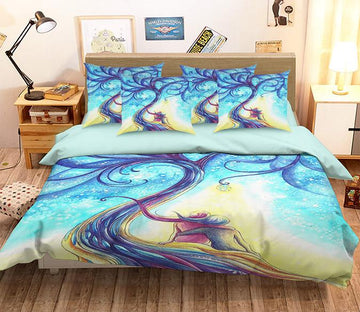 3D Magic Tree 345 Bed Pillowcases Quilt Wallpaper AJ Wallpaper 