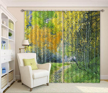 3D Forest Trail 207 Curtains Drapes Wallpaper AJ Wallpaper 