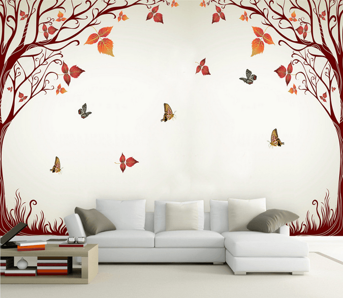 Flying Butterflies Wallpaper AJ Wallpaper 