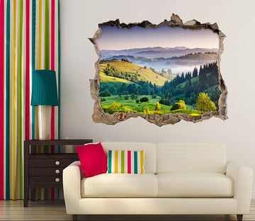 3D Mountains Landscape 112 Broken Wall Murals Wallpaper AJ Wallpaper 