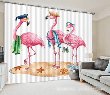 3D Funny Birds 1252 Curtains Drapes Wallpaper AJ Wallpaper 