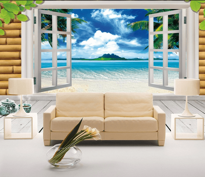 Beautiful Window Scenery Wallpaper AJ Wallpaper 