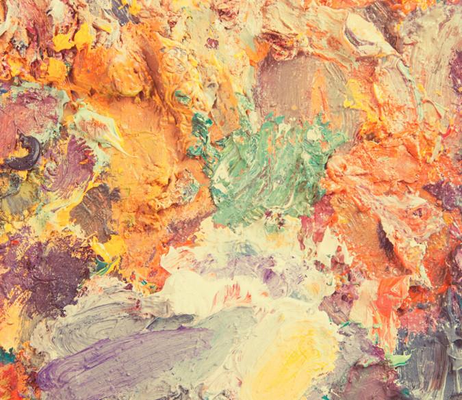 Colored Pigments Painting Wallpaper AJ Wallpaper 