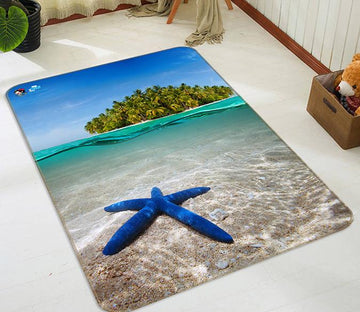 3D Sea Island Starfish 196 Non Slip Rug Mat Mat AJ Creativity Home 